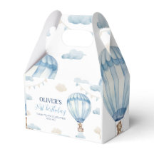 Blauw Bruin Teddy Bear Verjaardag Favoriet Box