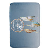 Blauw Bruin Turquoise Dream Catcher Badmat (Voorkant Verticaal)