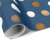 Blauw & Bruin Vaderdagpatroon Cadeaupapier (Rol Hoek)