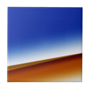 Blauw bruine witte abstracte textuur kunst achterg tegeltje