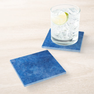 Blauw Bruisend Glas Onderzetter