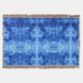 Blauw Bubbel Patroon Dekbed Deken (Voorkant)