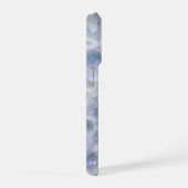 Blauw Bubbel Textuur iPhone 15 Pro Hoesje – Esthet (Rechterkant)