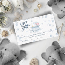 Blauw Bubbelbad Dieren Baby Borrelnoon