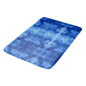 Blauw Bubbelpatroon Dekbed Badmat (Gekanteld)