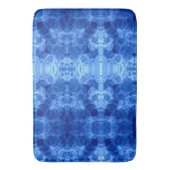 Blauw Bubbelpatroon Dekbed Badmat (Voorkant Verticaal)