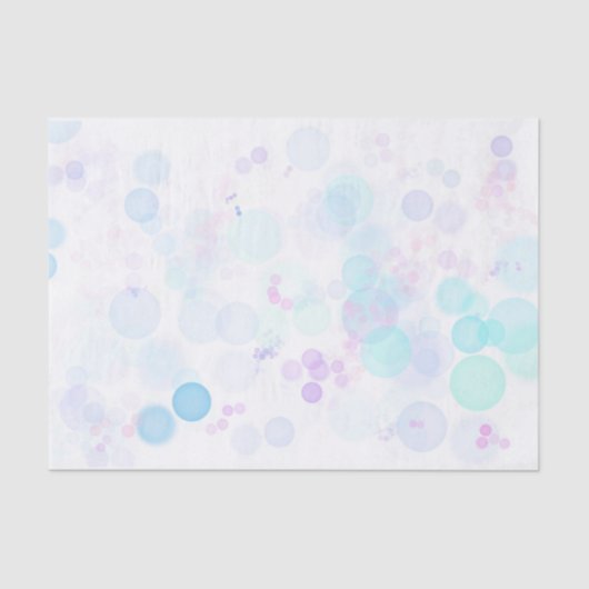 Blauw bubelpapier tissuepapier (Voorkant)