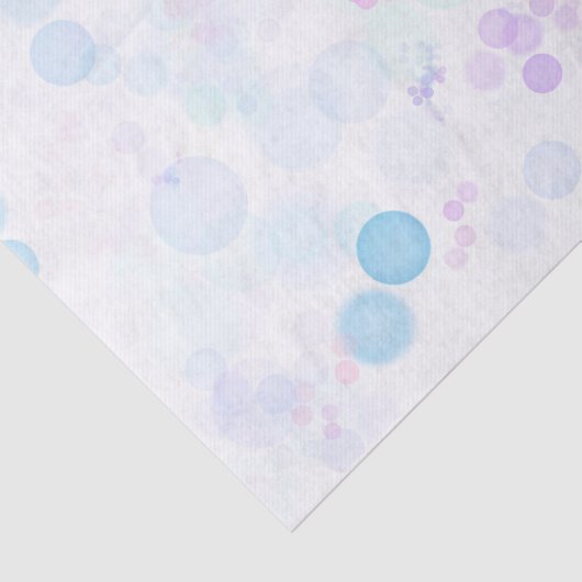 Blauw bubelpapier tissuepapier (Detail)