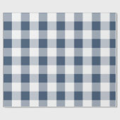 Blauw Buffalo Rut Inpakpapier (Vlak)