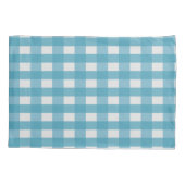 Blauw buffel Boerderij Koe Pillow Hoesje Kussensloop (Achterkant)