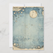 blauw buiten ruimte sterrenstelsel universum brui kaart (Achterkant)