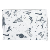 Blauw buitenruimte Zonnekraam Kussensloop (Voorkant)