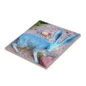 blauw bundeltje tegeltje (Zijkant)