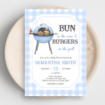 Blauw Burger BBQ Baby Shower