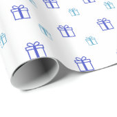 Blauw cadeaudozen cadeaupapier (Rol Hoek)