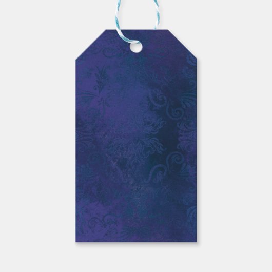 blauw cadeaulabel (Voorkant)
