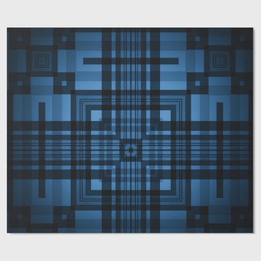 Blauw Cadeaupapier (Vlak)