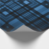 Blauw Cadeaupapier (Hoek)