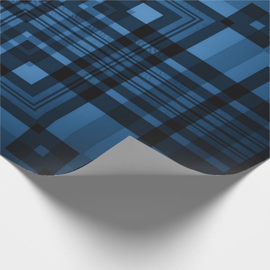 Blauw Cadeaupapier (Hoek)