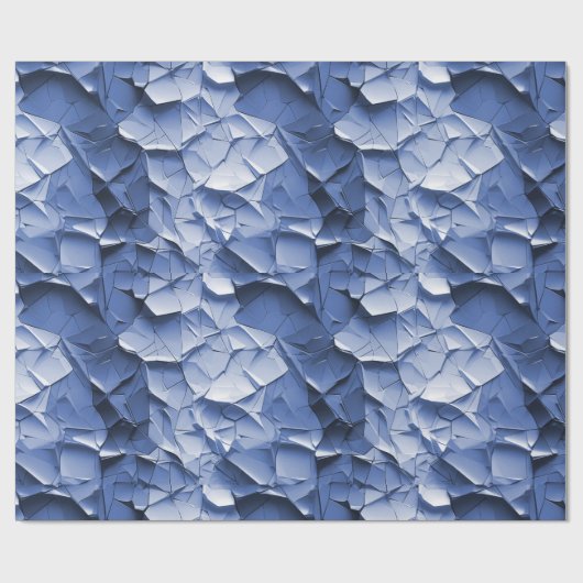 Blauw Cadeaupapier (Vlak)