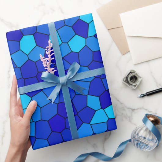 BLAUW CADEAUPAPIER (Geschenken)