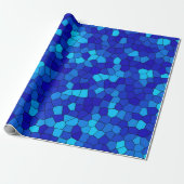BLAUW CADEAUPAPIER (Uitgerold)