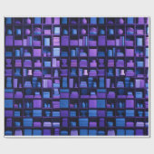 blauw cadeaupapier (Vlak)
