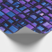 blauw cadeaupapier (Hoek)