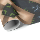 blauw cadeaupapier voor patroonweergave (Rol Hoek)