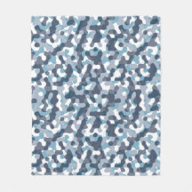 Blauw Camo camouflagepatroon in marine tinten