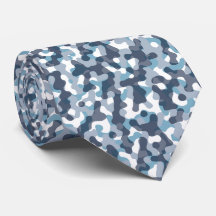 Blauw Camo camouflagepatroon in marine tinten
