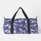Blauw camo-monogram plunjezak (Voorkant)
