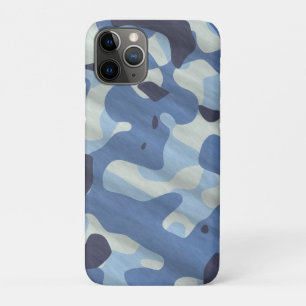 Blauw Camo Pattern Army Camouflage Man Modern Case-Mate iPhone Case