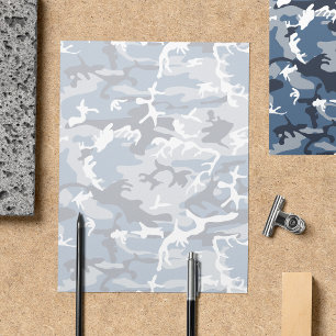Blauw Camo, Winter Camo, Sneeuw Camouflage, Milita Flyer