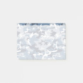 Blauw Camo, Winter Camo, Sneeuw Camouflage, Milita Post-it® Notes (Voorkant)