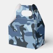 Blauw Camouflage Bedankdoosjes (Achterkant)