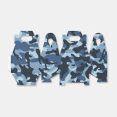 Blauw Camouflage Bedankdoosjes (Uitgevouwen)
