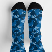 Blauw Camouflage Camo Leger  Sokken (Top)