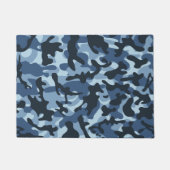 Blauw Camouflage Deurmat (Voorkant)