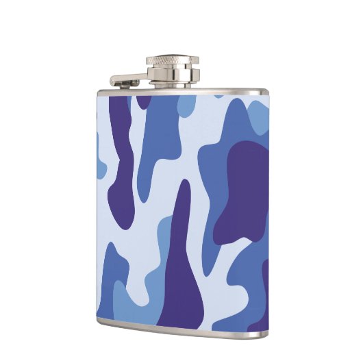 Blauw camouflage heupfles (Links)