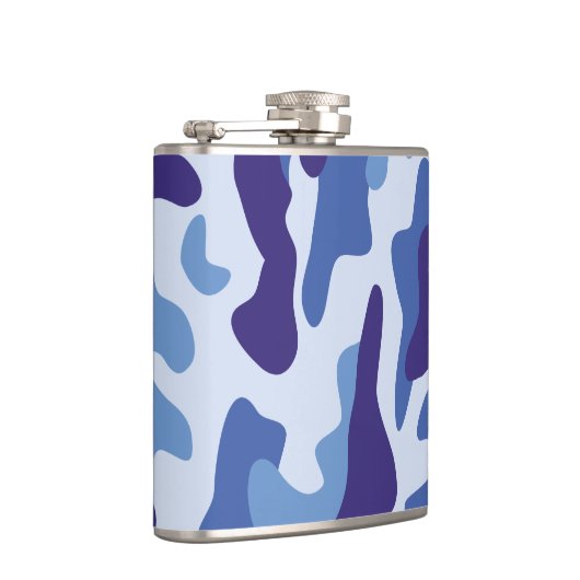 Blauw camouflage heupfles (Rechts)