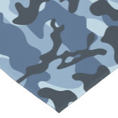 Blauw Camouflage Korte Tafelloper (Hoek)