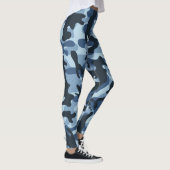 Blauw Camouflage  Leggings (Rechts)