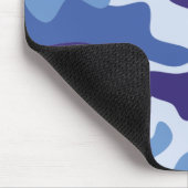 Blauw camouflage muismat (Hoek)