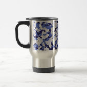 Blauw camouflage reisbeker (Links)