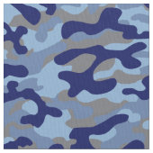 Blauw Camouflage Stof (Close Up)
