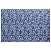 Blauw Camouflage Stof (Yard (91,4 cm))