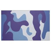 Blauw camouflage stof (Fat Quarter)
