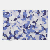 Blauw camouflage theedoek (Horizontaal)