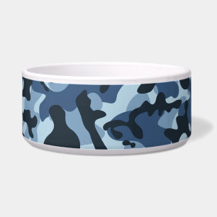 Blauw Camouflage Voerbakje